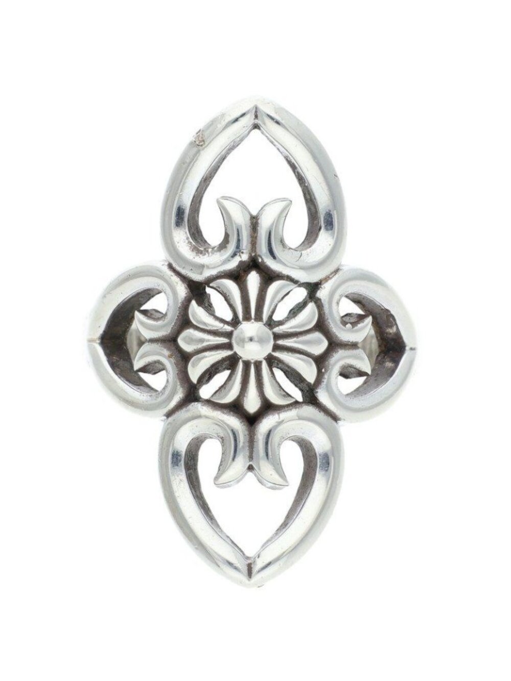 Chrome Hearts Filigree Heart Silver Ring